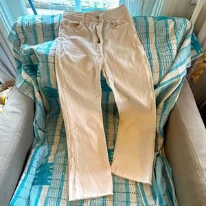 Barbara Casasola IT 38 cream ankle length jeans